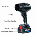 AIRJET™ 200000 RPM Rechargeable Cordless Jet Gun For Cleaning Cars, Homes & Outdoor Space
